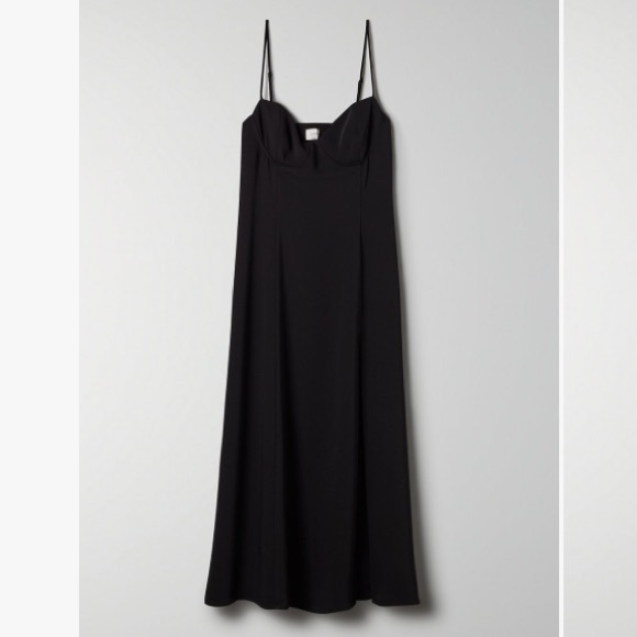 NWT Aritzia Providence Dress (Black) - Picture 2 of 5
